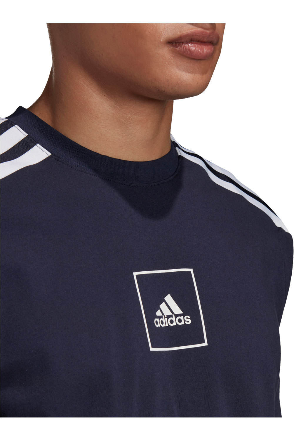 adidas camisa manga corta hombre Adidas M 3S Tape Tee vista detalle adidas camisa manga corta hombre Adidas M 3S Tape Tee vista detalle