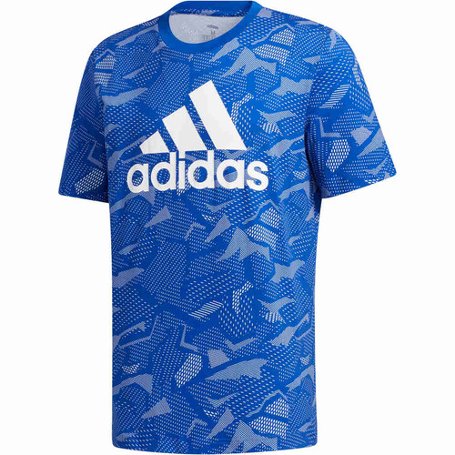 ADIDAS M E AOP T azul