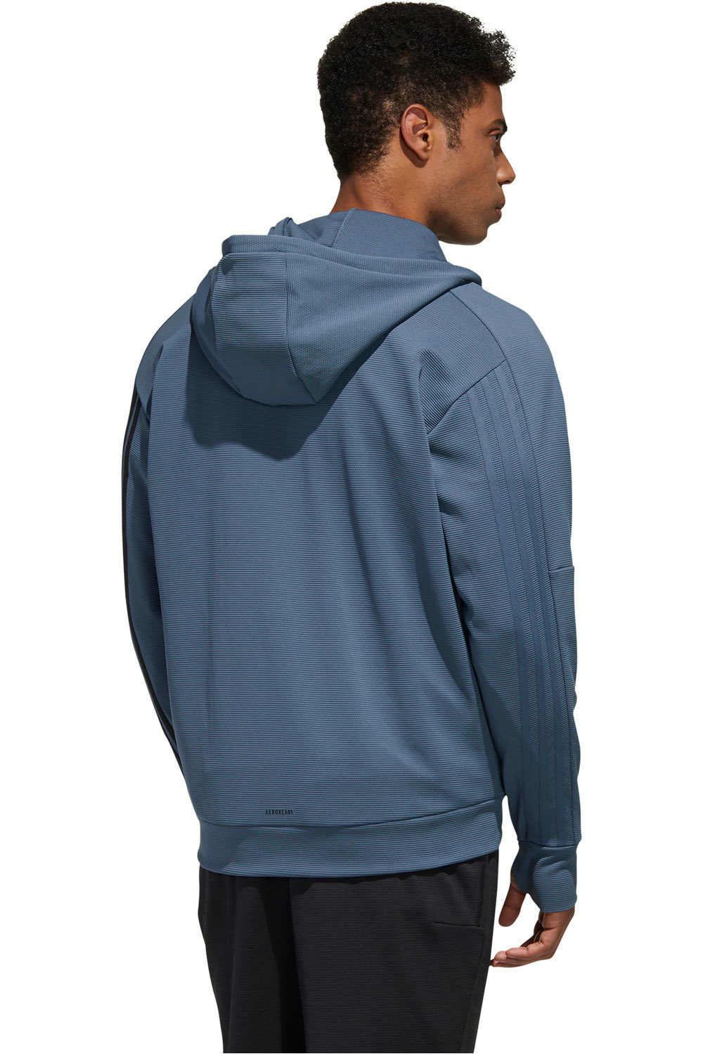 adidas sudadera hombre Adidas M MHS AERO FZHD vista trasera adidas sudadera hombre Adidas M MHS AERO FZHD vista trasera