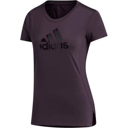 ADIDAS GLAM ON BOS TEE morado