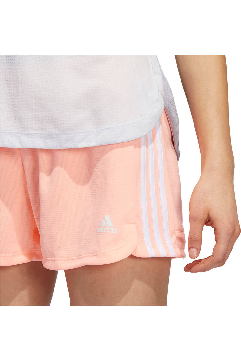 adidas pantalones y mallas cortas fitness mujer Adidas PACER 3S KNIT vista detalle adidas pantalones y mallas cortas fitness mujer Adidas PACER 3S KNIT vista detalle