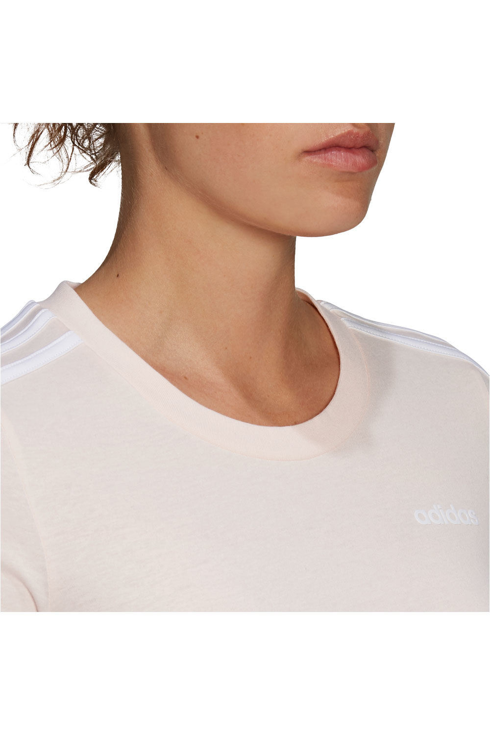 adidas camiseta manga corta mujer Adidas W E 3S SLIM TEE vista detalle adidas camiseta manga corta mujer Adidas W E 3S SLIM TEE vista detalle