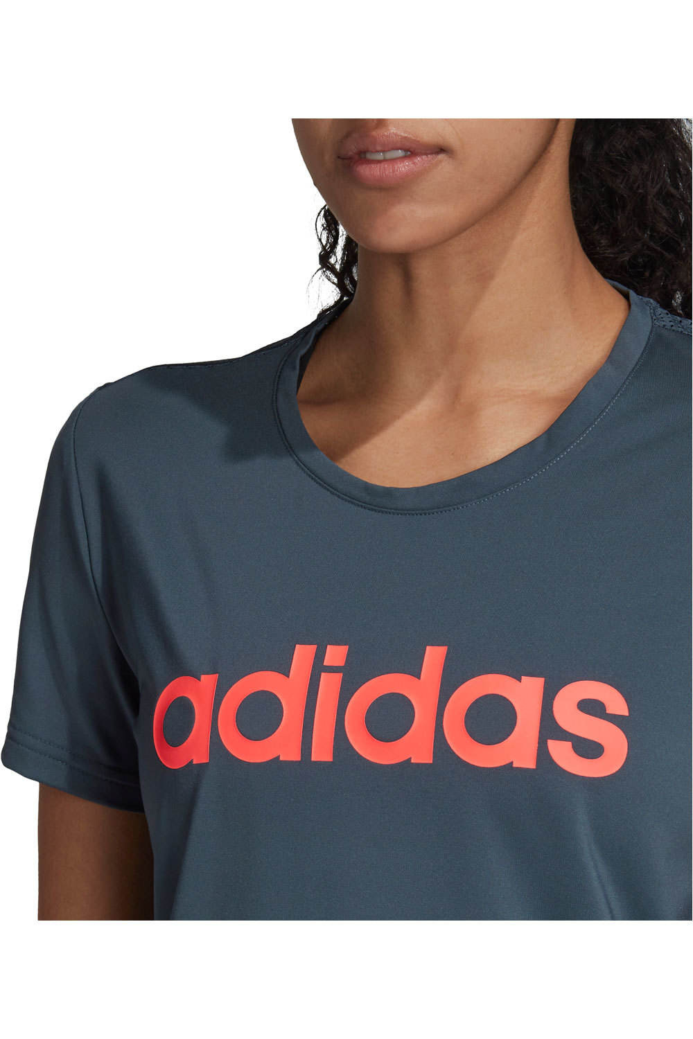adidas camiseta manga corta mujer Adidas W D2M LO TEE vista detalle adidas camiseta manga corta mujer Adidas W D2M LO TEE vista detalle