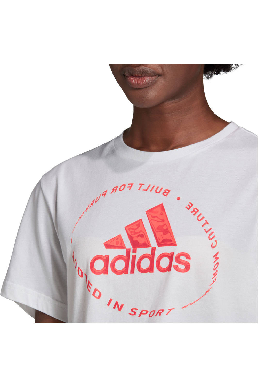 adidas camiseta manga corta mujer Adidas W CIRCLED TEE vista detalle adidas camiseta manga corta mujer Adidas W CIRCLED TEE vista detalle