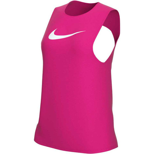 NIKE W NP TANK ESSNTL OPEN BCK GX rosa