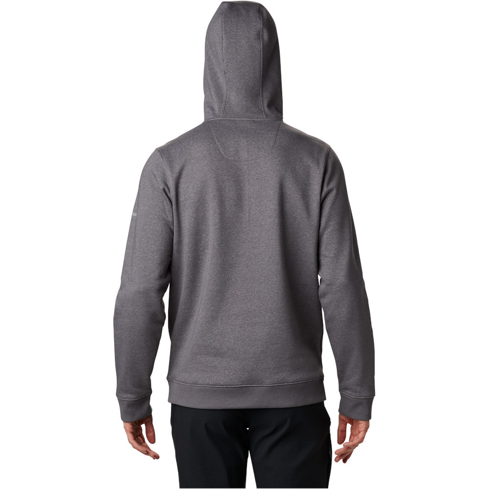 Columbia camiseta montaña manga larga hombre Columbia CSC Basic Logo II Hoodie vista trasera Columbia camiseta montaña manga larga hombre Columbia CSC Basic Logo II Hoodie vista trasera