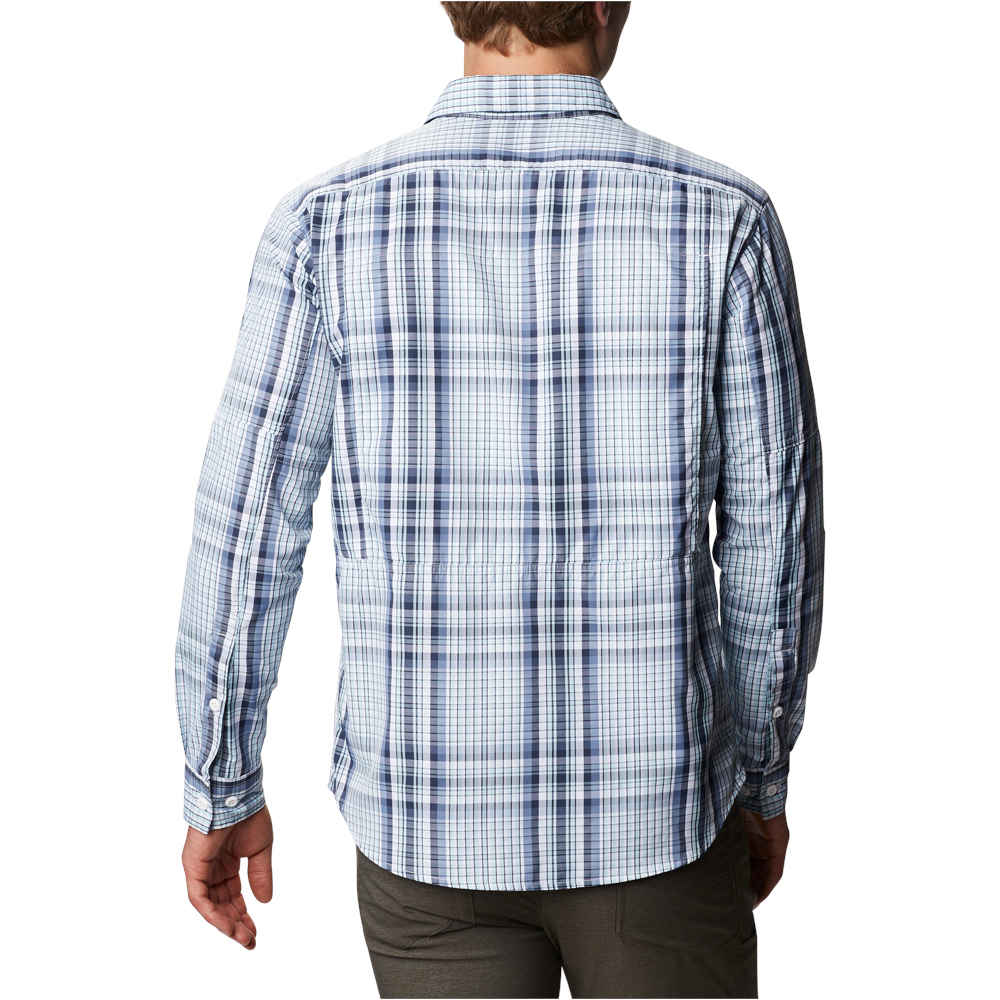 Columbia camisa montaña manga larga hombre Columbia Silver Ridge  2.0 Plaid L/S Shirt vista trasera Columbia camisa montaña manga larga hombre Columbia Silver Ridge  2.0 Plaid L/S Shirt vista trasera
