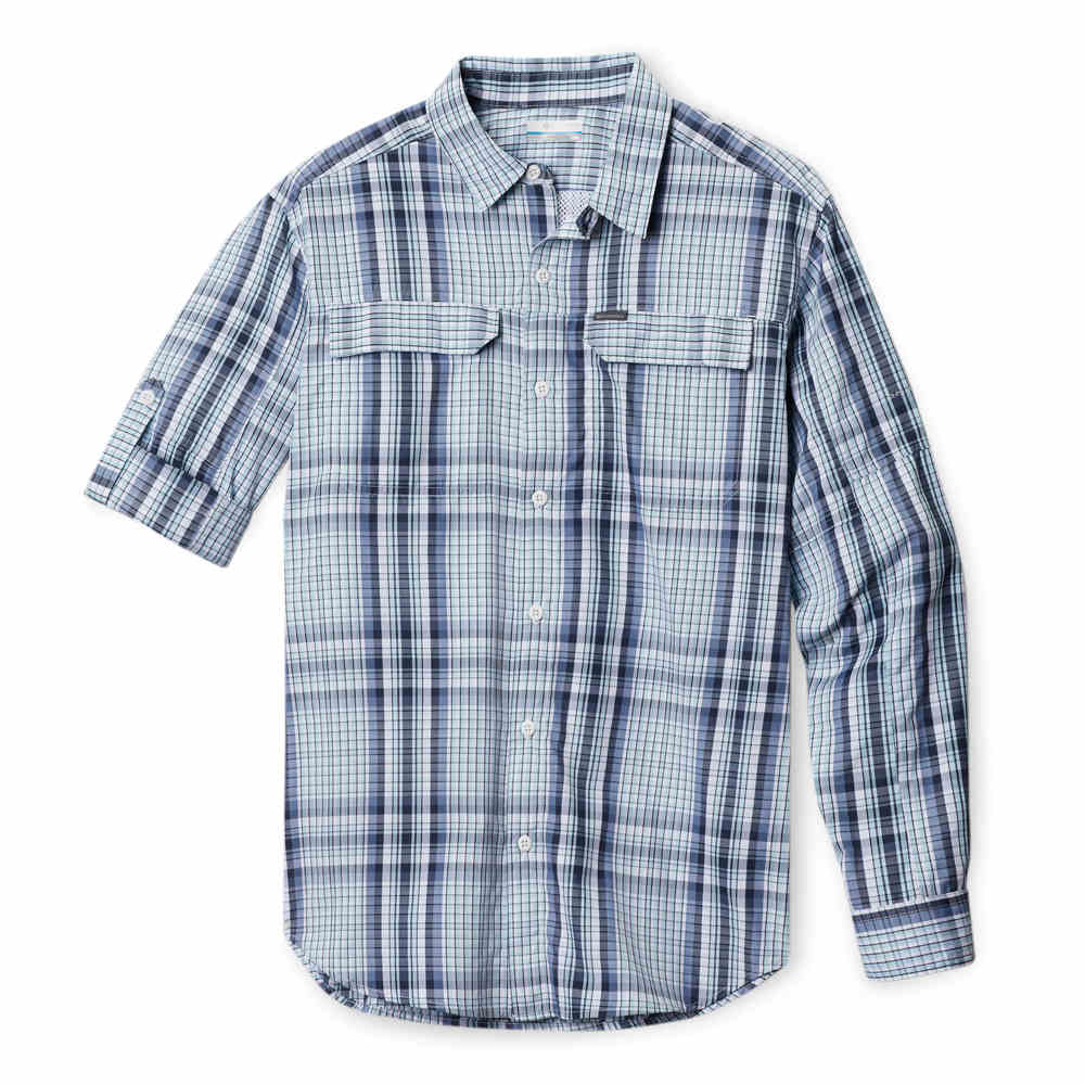 Columbia camisa montaña manga larga hombre Columbia Silver Ridge  2.0 Plaid L/S Shirt 06 Columbia camisa montaña manga larga hombre Columbia Silver Ridge  2.0 Plaid L/S Shirt 06