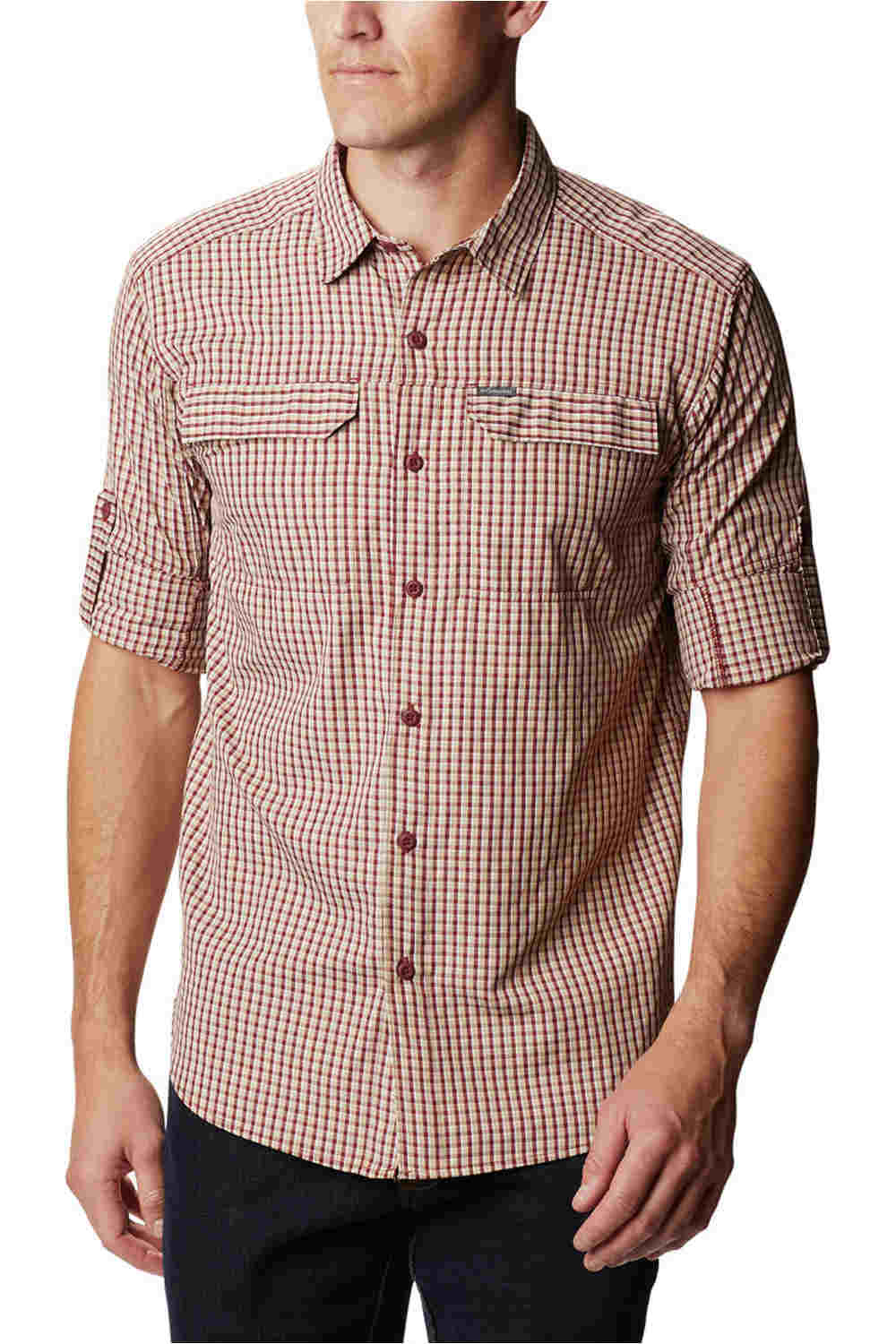 Columbia camisa montaña manga larga hombre Columbia Silver Ridge  2.0 Plaid L/S Shirt vista detalle Columbia camisa montaña manga larga hombre Columbia Silver Ridge  2.0 Plaid L/S Shirt vista detalle