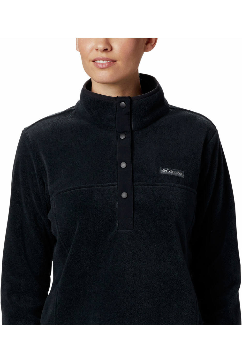 Columbia forro polar mujer Columbia Benton Springs 1/2 Snap Pullover vista trasera Columbia forro polar mujer Columbia Benton Springs 1/2 Snap Pullover vista trasera