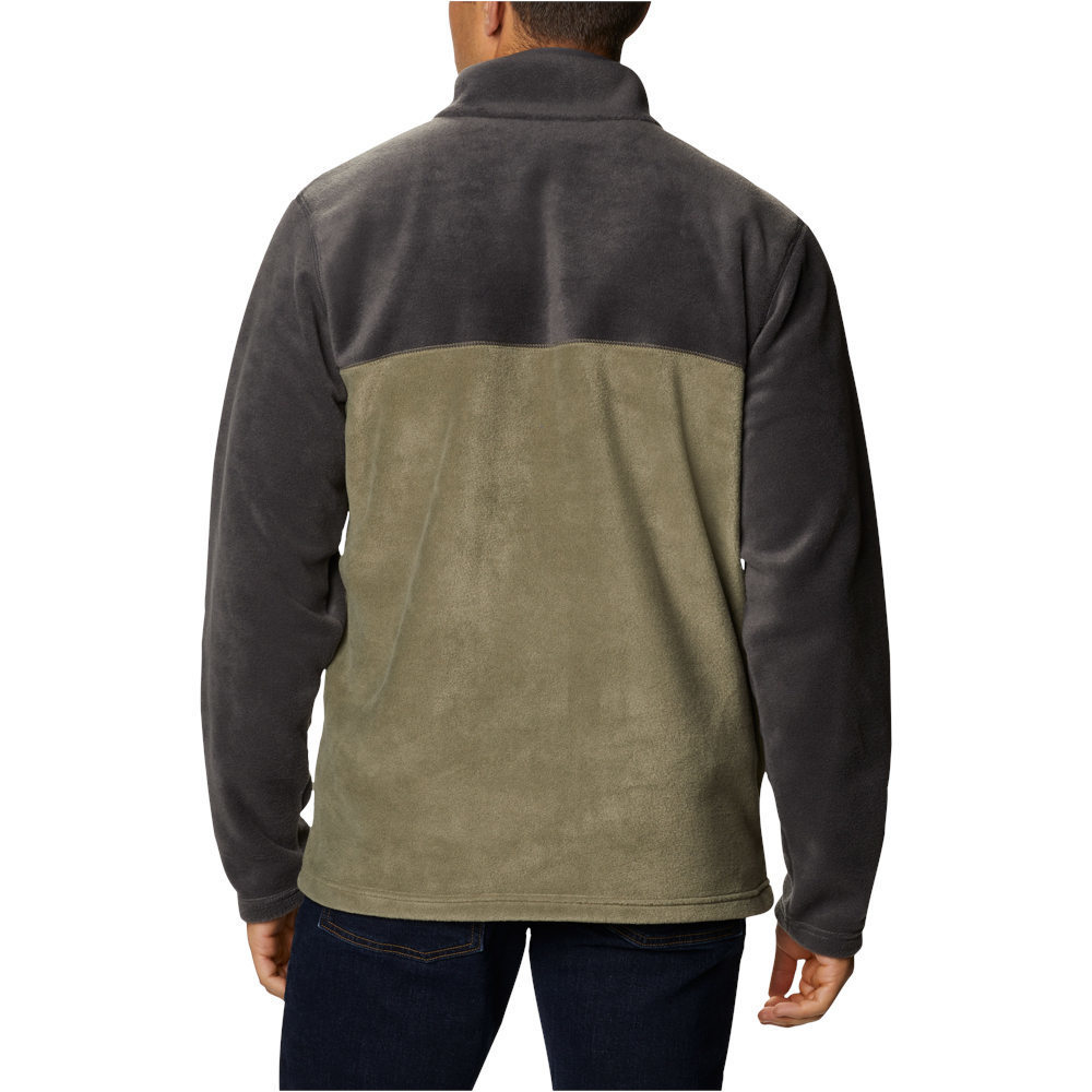 Columbia forro polar hombre Columbia Steens Mountain Half Snap vista trasera Columbia forro polar hombre Columbia Steens Mountain Half Snap vista trasera