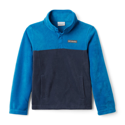 COLUMBIA STEENS MTN  1/4 SNAP FLEECE PULL-OVER azul