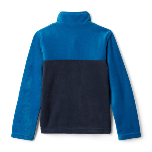 COLUMBIA STEENS MTN  1/4 SNAP FLEECE PULL-OVER azul