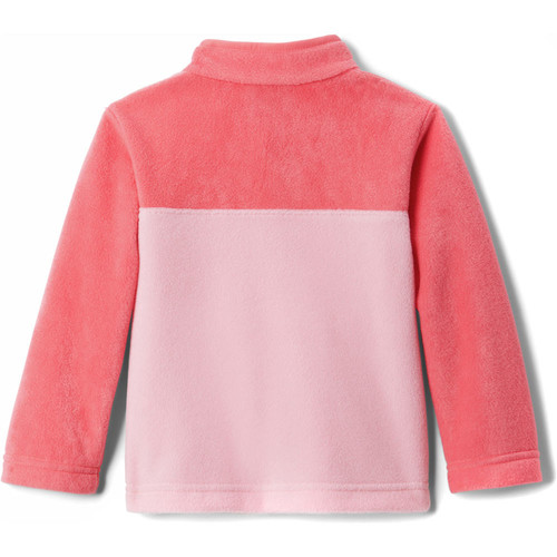 COLUMBIA STEENS MTN  1/4 SNAP FLEECE PULL-OVER rojo