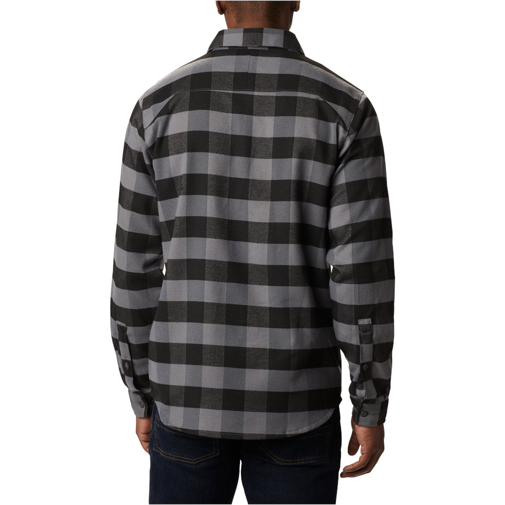 Columbia camisa montaña manga larga hombre Columbia Outdoor Elements  Stretch Flannel vista trasera Columbia camisa montaña manga larga hombre Columbia Outdoor Elements  Stretch Flannel vista trasera