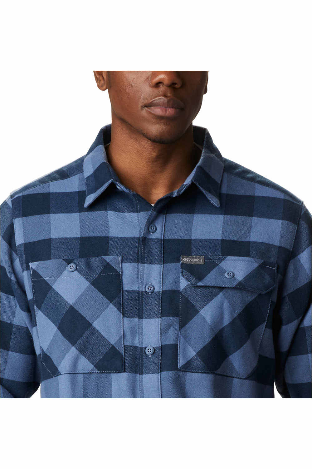 Columbia camisa montaña manga larga hombre Columbia Outdoor Elements  Stretch Flannel vista trasera Columbia camisa montaña manga larga hombre Columbia Outdoor Elements  Stretch Flannel vista trasera