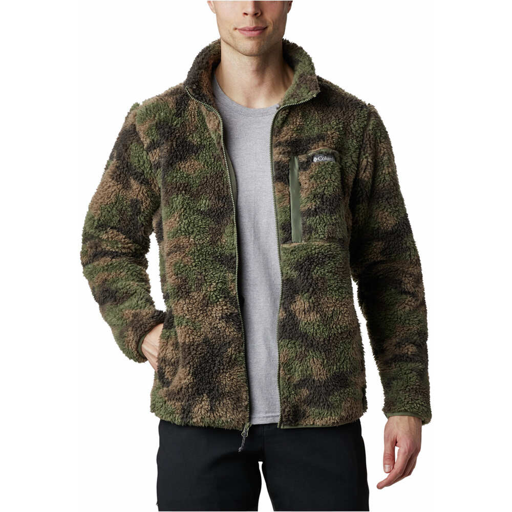 Columbia forro polar hombre Columbia Winter Pass Print Fleece Full Zip vista trasera Columbia forro polar hombre Columbia Winter Pass Print Fleece Full Zip vista trasera