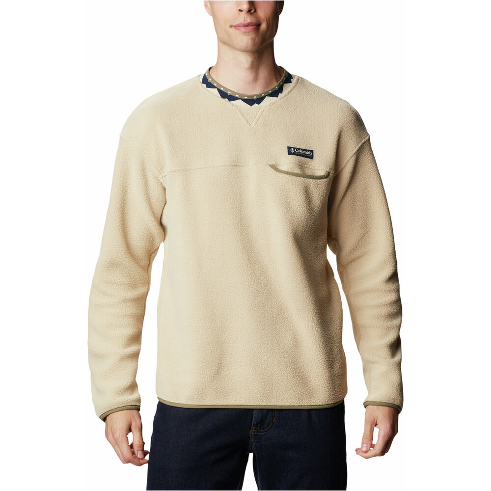 Columbia forro polar hombre Columbia Wapitoo Fleece Pullover vista trasera Columbia forro polar hombre Columbia Wapitoo Fleece Pullover vista trasera