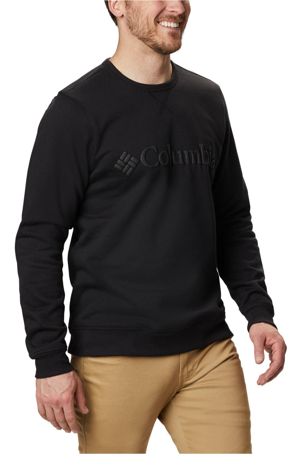 Columbia camiseta montaña manga larga hombre Columbia M Columbia Logo Fleece Crew NE vista detalle Columbia camiseta montaña manga larga hombre Columbia M Columbia Logo Fleece Crew NE vista detalle