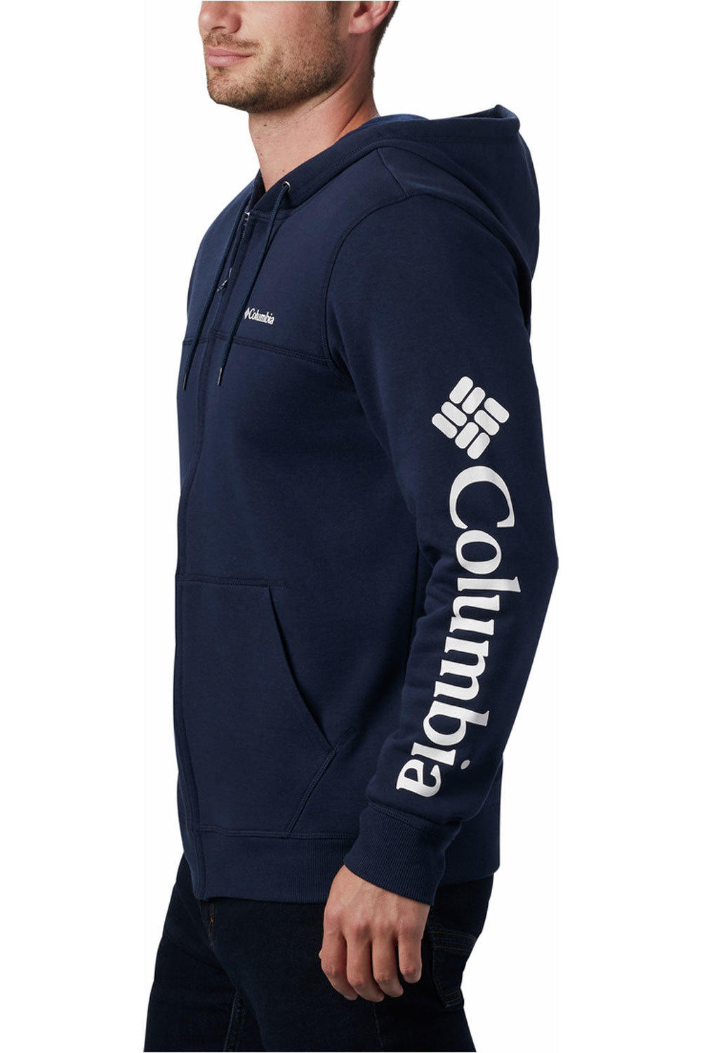 Columbia camiseta montaña manga larga hombre Columbia M Columbia Logo Fleece FZ vista detalle Columbia camiseta montaña manga larga hombre Columbia M Columbia Logo Fleece FZ vista detalle