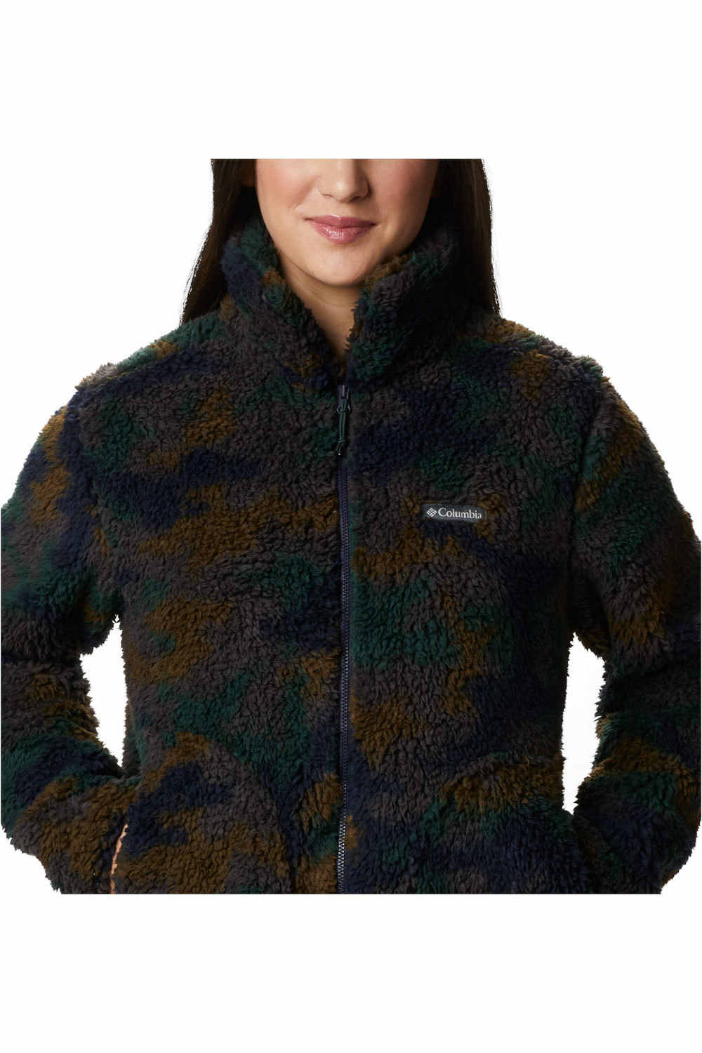 Columbia forro polar mujer Columbia Winter Pass Sherpa FZ vista detalle Columbia forro polar mujer Columbia Winter Pass Sherpa FZ vista detalle