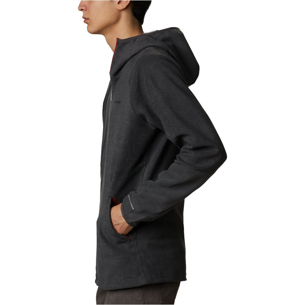 Columbia forro polar hombre Columbia Tough Hiker  II Hooded Fleece NE vista detalle Columbia forro polar hombre Columbia Tough Hiker  II Hooded Fleece NE vista detalle