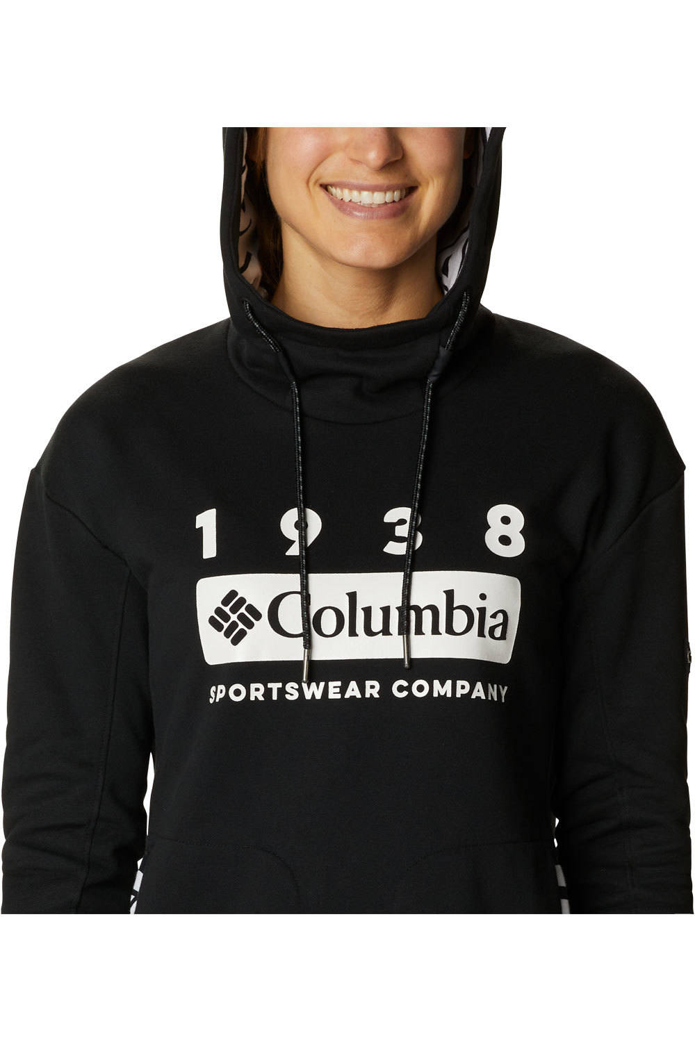 Columbia camiseta montaña manga larga mujer Columbia Columbia Lodge  Hoodie vista detalle Columbia camiseta montaña manga larga mujer Columbia Columbia Lodge  Hoodie vista detalle