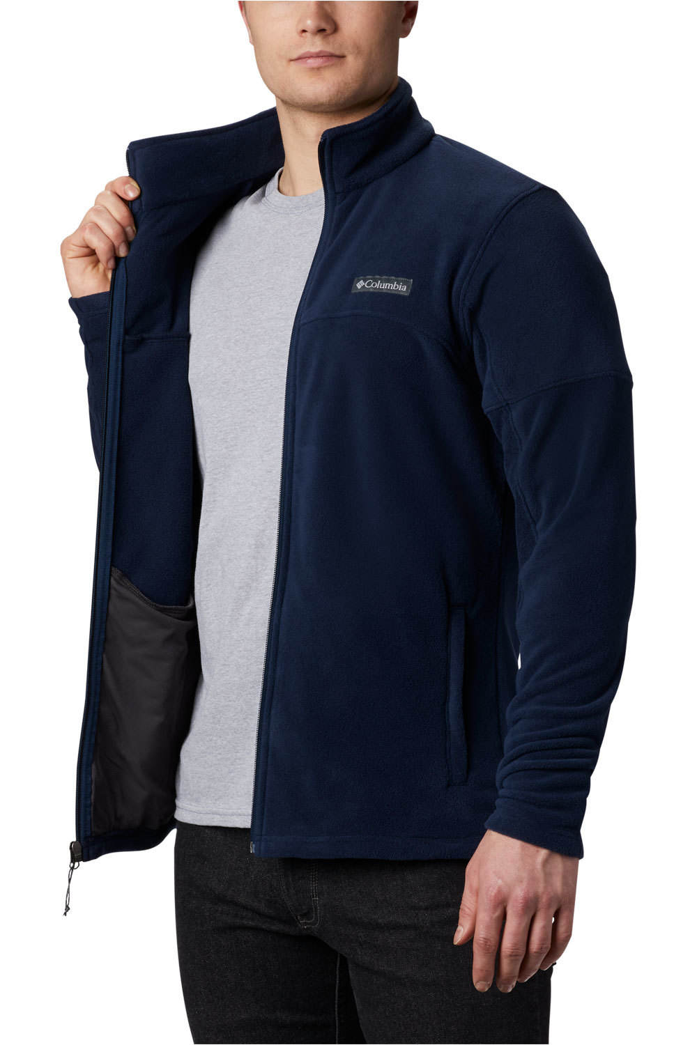 Columbia forro polar hombre Columbia Basin Trail III Full Zip vista trasera Columbia forro polar hombre Columbia Basin Trail III Full Zip vista trasera