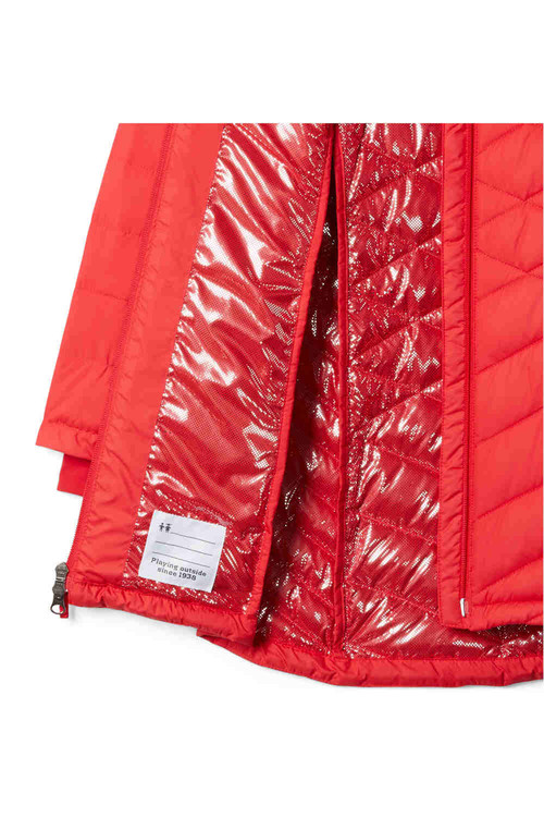 COLUMBIA HEAVENLY  LONG JACKET rojo