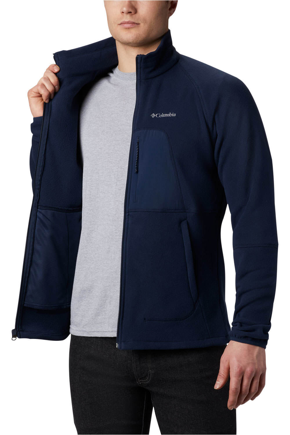 Columbia forro polar hombre Columbia Rapid Expedition Full Zip Fleece vista detalle Columbia forro polar hombre Columbia Rapid Expedition Full Zip Fleece vista detalle