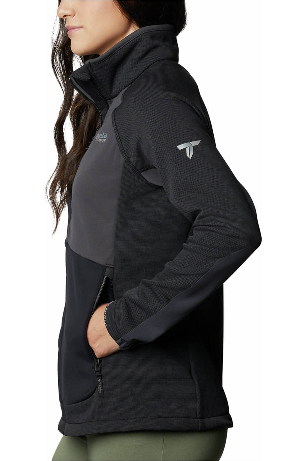 Columbia forro polar mujer Columbia W Powder Chute  Fleece Jacket vista trasera Columbia forro polar mujer Columbia W Powder Chute  Fleece Jacket vista trasera