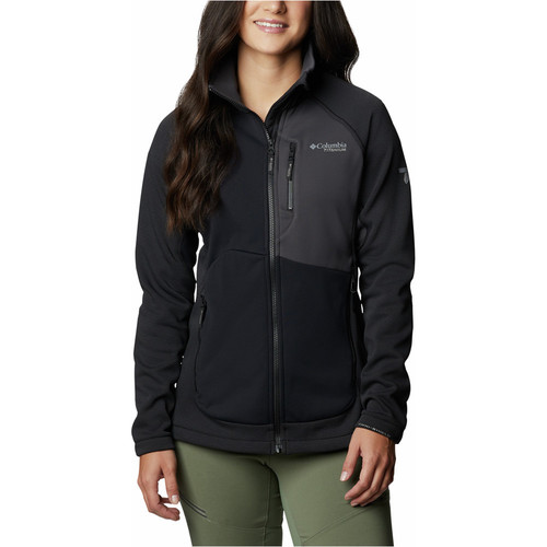 COLUMBIA W POWDER CHUTE  FLEECE JACKET negro
