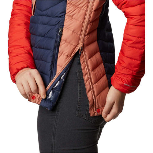 COLUMBIA POWDER LITE  INSULATED ANORAK MN azul