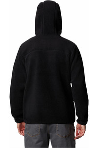 Columbia camiseta montaña manga larga hombre Columbia Rugged Ridge  II Sherpa Pullover Hoodie vista trasera Columbia camiseta montaña manga larga hombre Columbia Rugged Ridge  II Sherpa Pullover Hoodie vista trasera