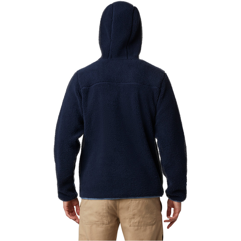 Columbia camiseta montaña manga larga hombre Columbia Rugged Ridge II Sherpa Pullover Hoodie vista trasera Columbia camiseta montaña manga larga hombre Columbia Rugged Ridge II Sherpa Pullover Hoodie vista trasera