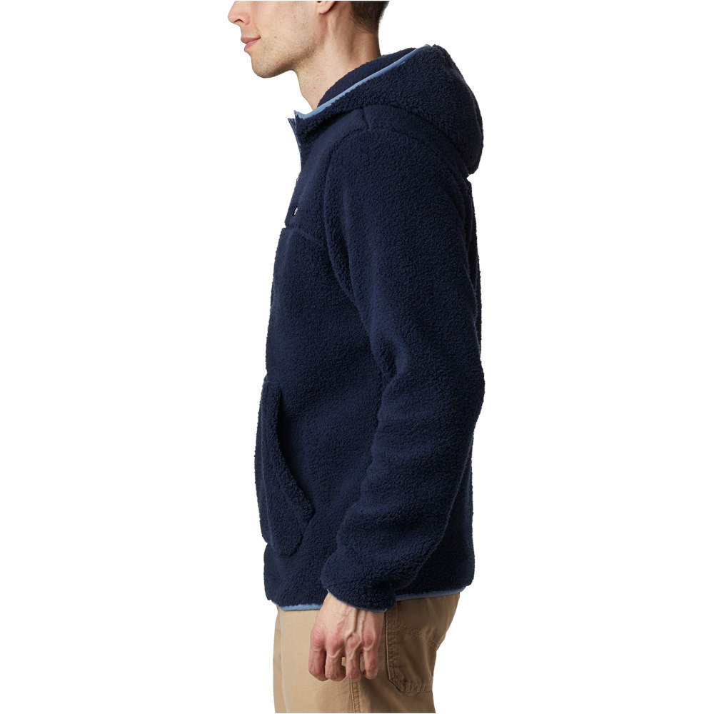 Columbia camiseta montaña manga larga hombre Columbia Rugged Ridge II Sherpa Pullover Hoodie vista detalle Columbia camiseta montaña manga larga hombre Columbia Rugged Ridge II Sherpa Pullover Hoodie vista detalle