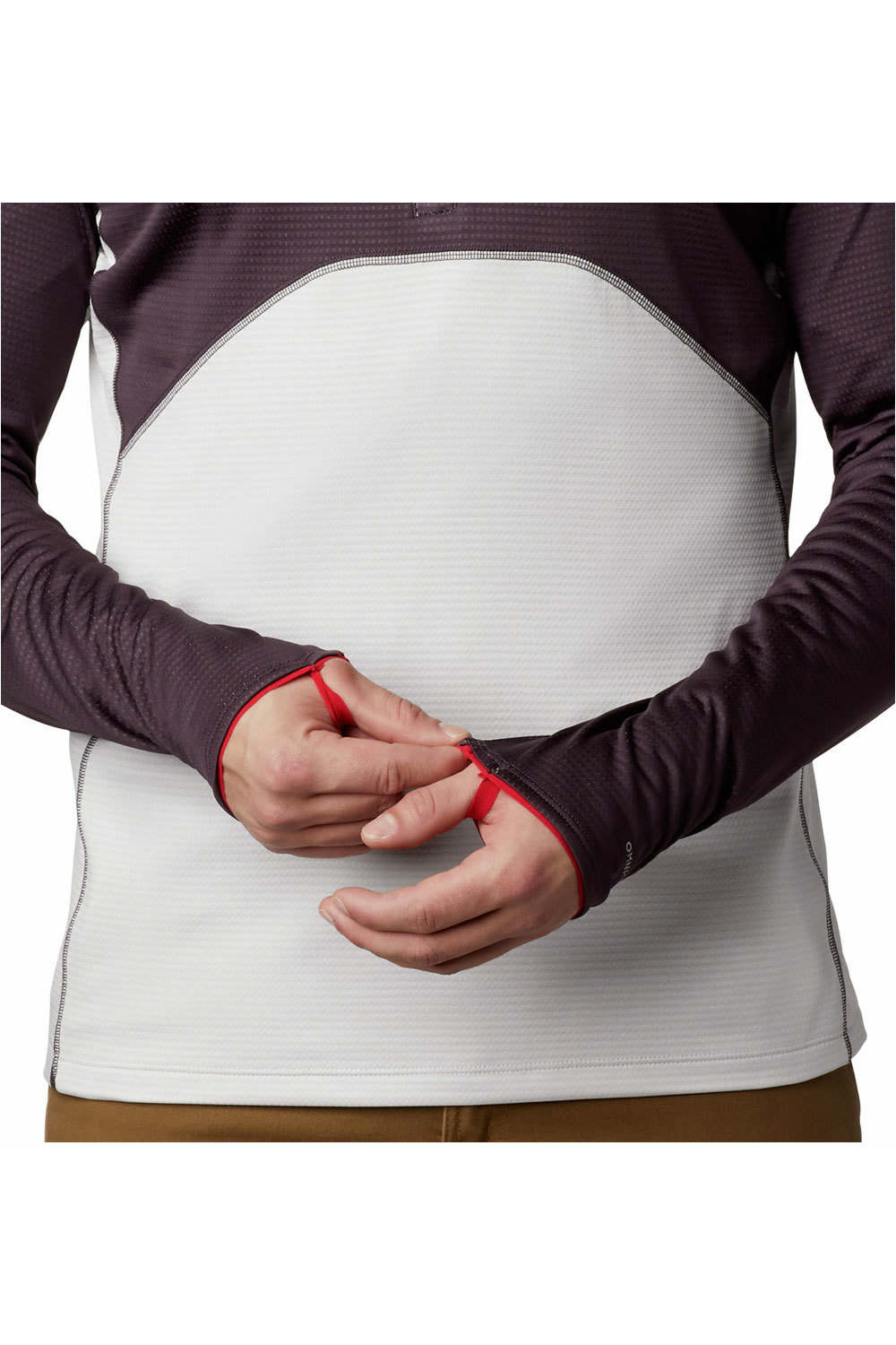 Columbia forro polar hombre Columbia Mt. Powder Half Zip vista detalle Columbia forro polar hombre Columbia Mt. Powder Half Zip vista detalle