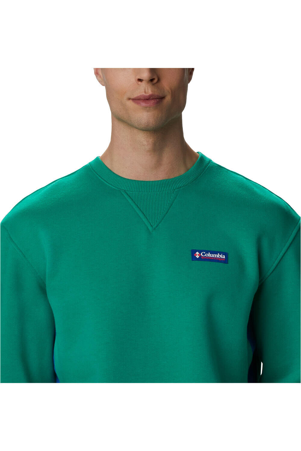 Columbia camiseta montaña manga larga hombre Columbia Bugasweat  Crew vista frontal Columbia camiseta montaña manga larga hombre Columbia Bugasweat  Crew vista frontal