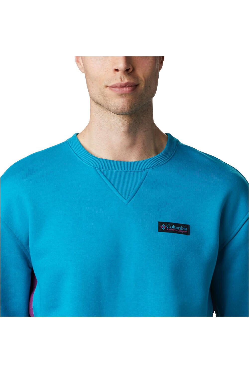 Columbia camiseta montaña manga larga hombre Columbia Bugasweat  Crew vista frontal Columbia camiseta montaña manga larga hombre Columbia Bugasweat  Crew vista frontal