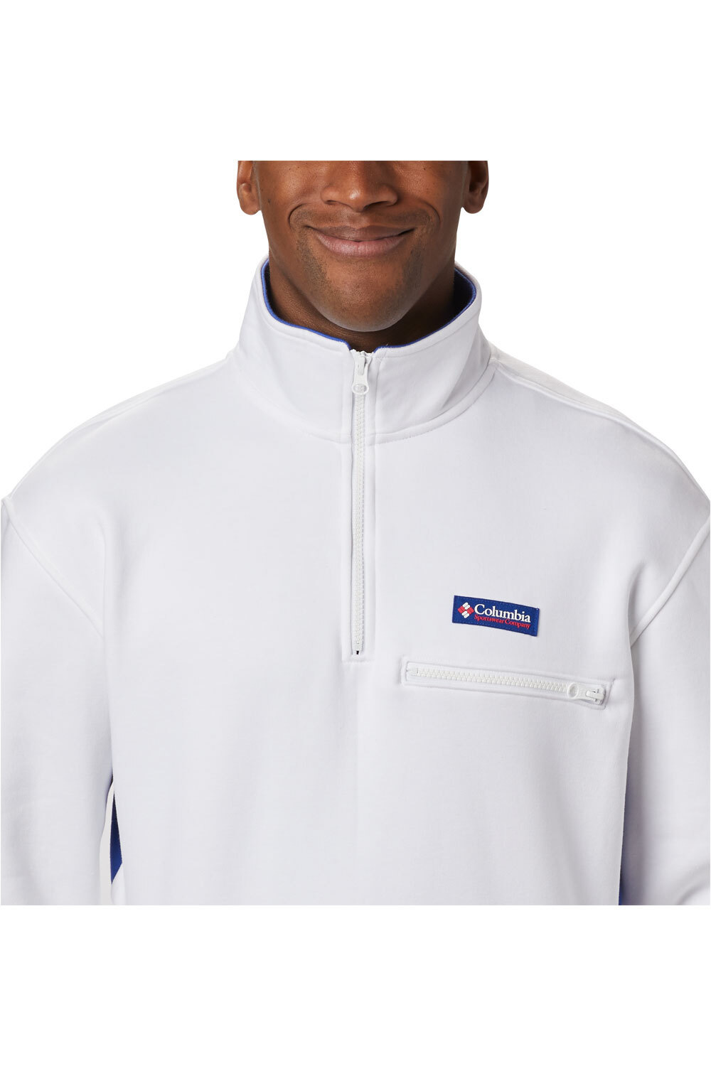 Columbia forro polar hombre Columbia Bugasweat  Quarter Zip vista frontal Columbia forro polar hombre Columbia Bugasweat  Quarter Zip vista frontal