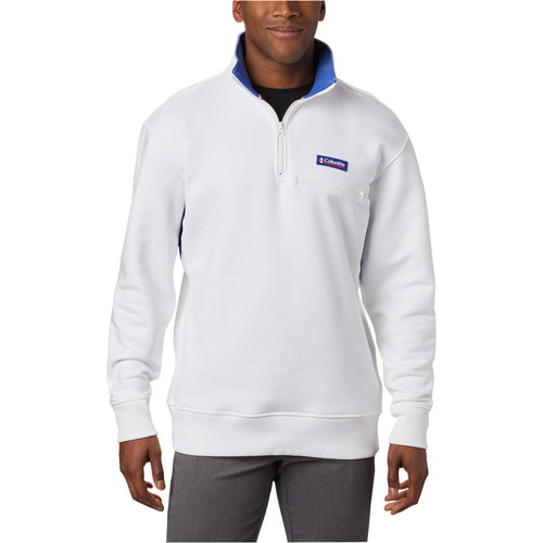 COLUMBIA BUGASWEAT  QUARTER ZIP blanco