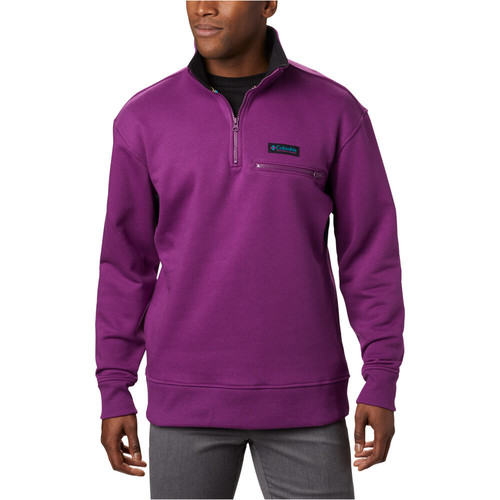 COLUMBIA BUGASWEAT  QUARTER ZIP morado