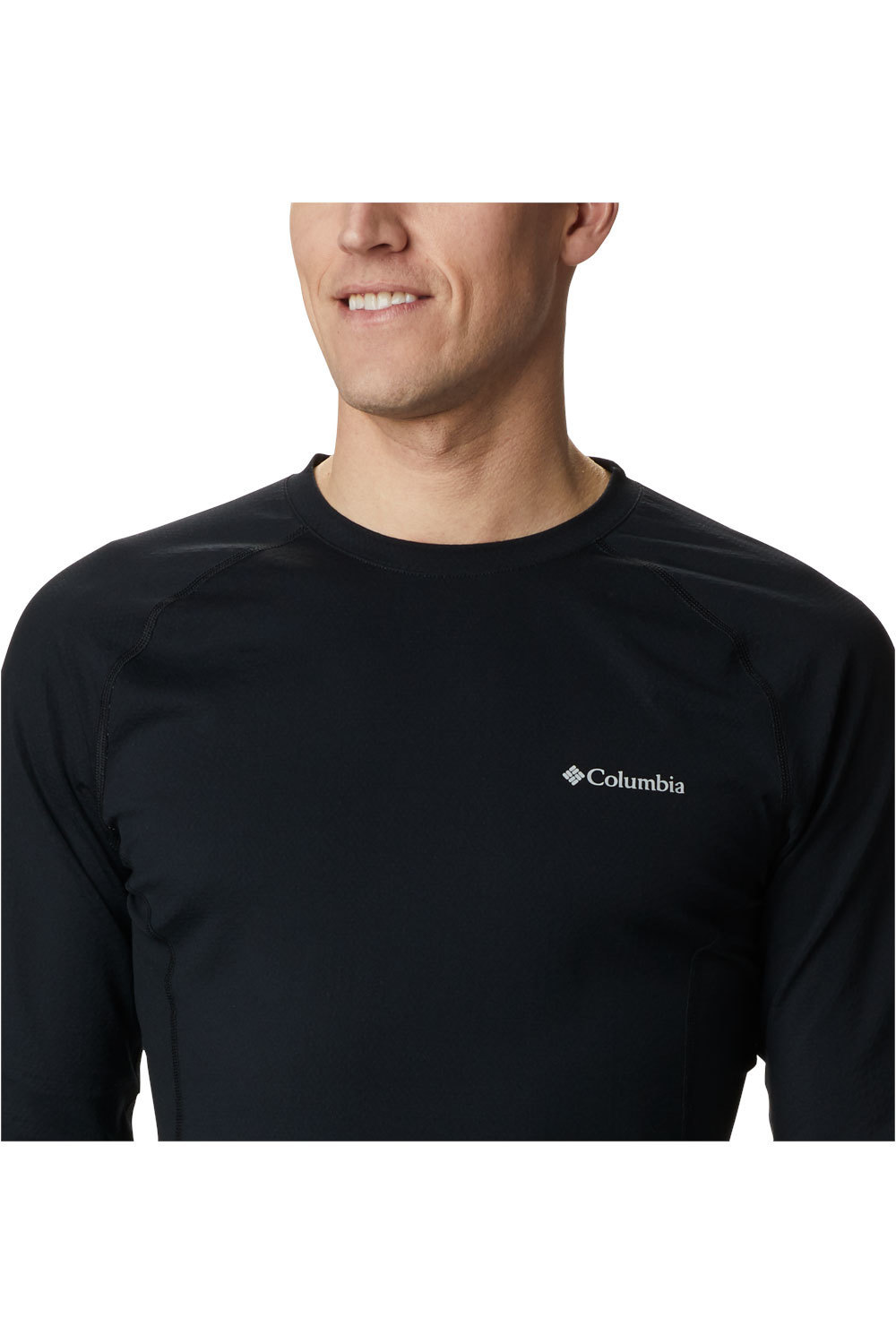 Columbia camiseta térmica manga larga hombre Columbia Omni-Heat 3D Knit Crew II vista trasera Columbia camiseta térmica manga larga hombre Columbia Omni-Heat 3D Knit Crew II vista trasera