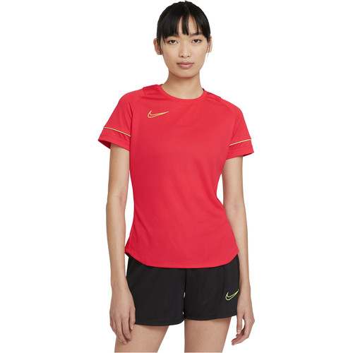 NIKE W NK DRY ACD21 TOP SS RO rojo