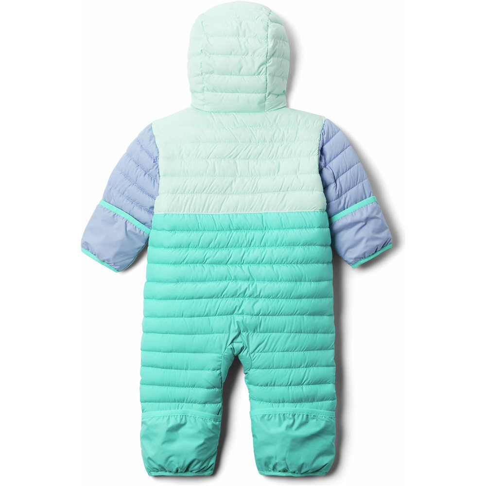 Columbia Buzo Bebe Columbia Powder Lite Reversible Bunting vista trasera Columbia Buzo Bebe Columbia Powder Lite Reversible Bunting vista trasera