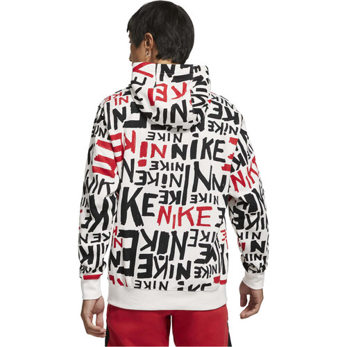 NIKE M NSW CLUB PO BB HOODIE HOA rojo