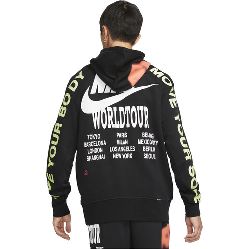 NIKE M NSW PO FT HOODIE WTOUR negro