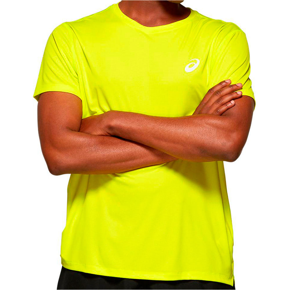 Asics camiseta técnica manga corta hombre Asics SILVER SS TOP 06 Asics camiseta técnica manga corta hombre Asics SILVER SS TOP 06
