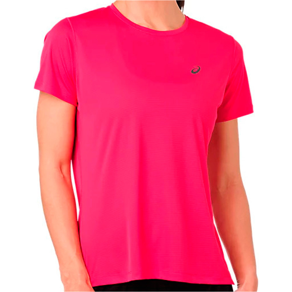 Asics camiseta entrenamiento manga corta mujer Asics SILVER SS TOP RS vista detalle Asics camiseta entrenamiento manga corta mujer Asics SILVER SS TOP RS vista detalle