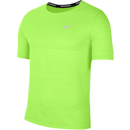 NIKE M NK DF MILER TOP SS verde